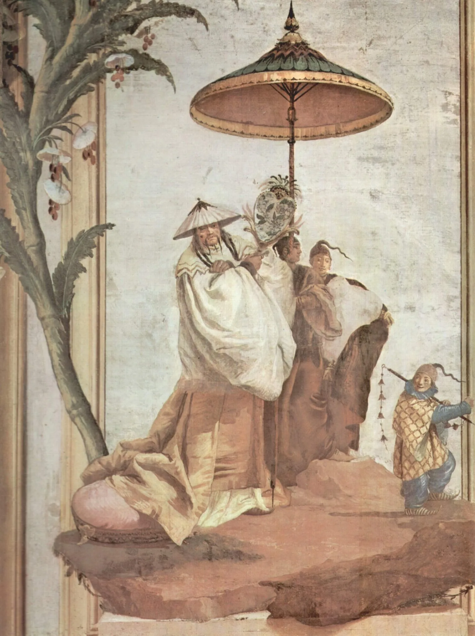 Fresque italienne de Giovanni Domenico Tiepolo
